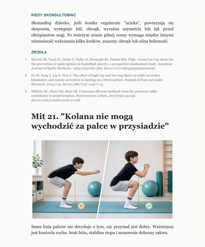 Strona z książki Nie garb się