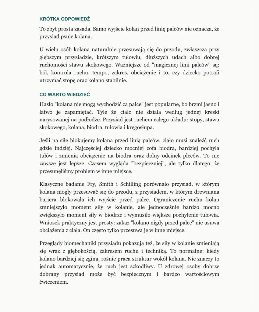 Strona z książki Nie garb się