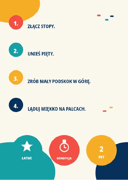 Instrukcja: Podskoki na palcach